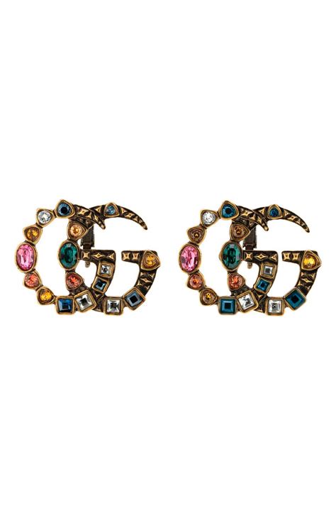 gucci ear studs|gucci stud earrings at nordstrom.